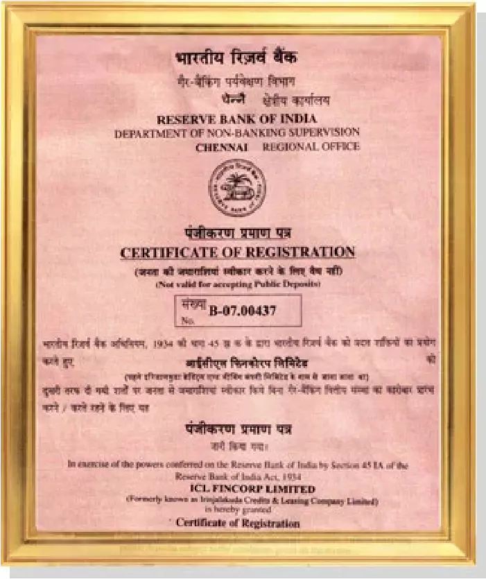 Registration Certificates